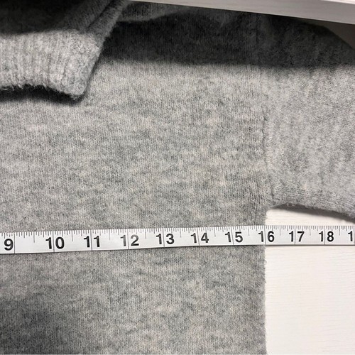 Zara Girls Knit Sweater Gray Round Neck Sz 8 - Picture 5 of 6