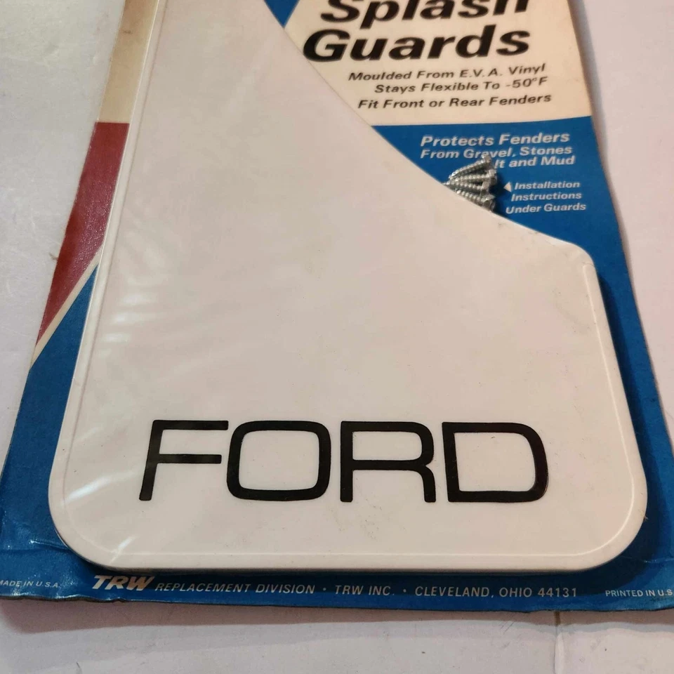 Protectores contra salpicaduras TRW Service Line personalizados "FORD" 7-1/4" X 12-5/8" - guardabarros Foto 2 de 3
