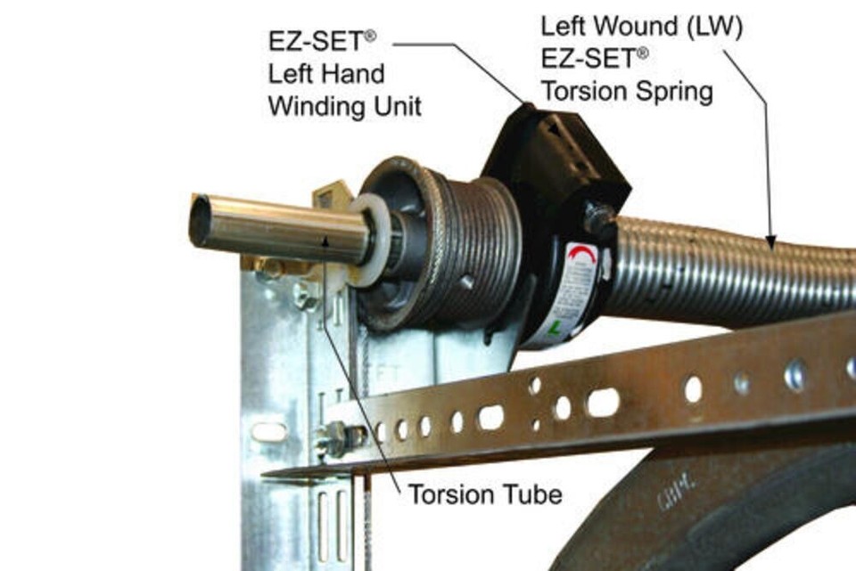 Easy Torque Spring Ideal Door Overhead Garage Door Left-Winding Unit for EZ-SET Torsion ...