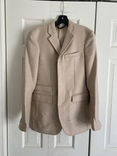 Burberry Camel Hair Men's Sanderstead Jacket Blazer Men's 44/34US
