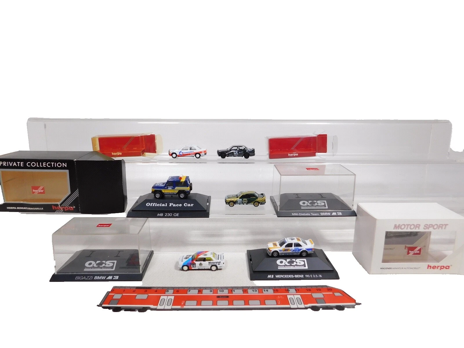 Herpa BMW autos de carrera diecast escala 1:87