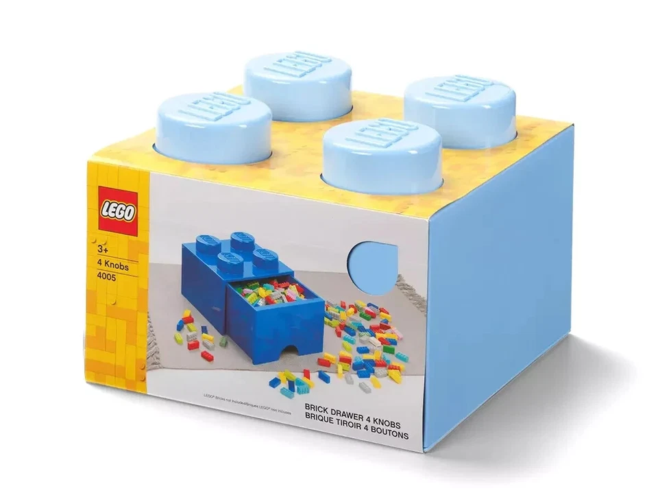LEGO Aufbewahrungsbox 25x18x25cm 4005 Stein mit Schubfach Room Copenhagen Brick