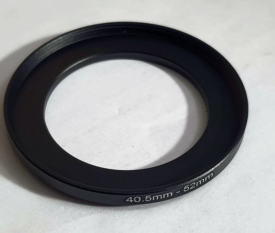 40.5-52mm Step-Up Lens Filter Metal Adapter Ring 40.5mm-52mm 40.5-52 E40.5mm-E52 - Image 4 of 4