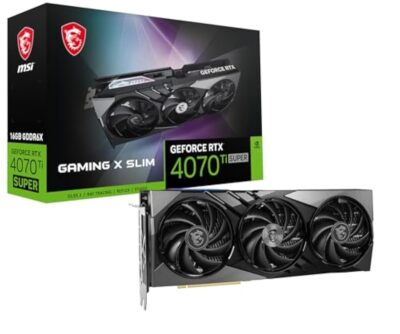 MSI GeForce RTX 4070 Ti Super 16G Gaming X Slim Graphic Card NVIDIA Ge 