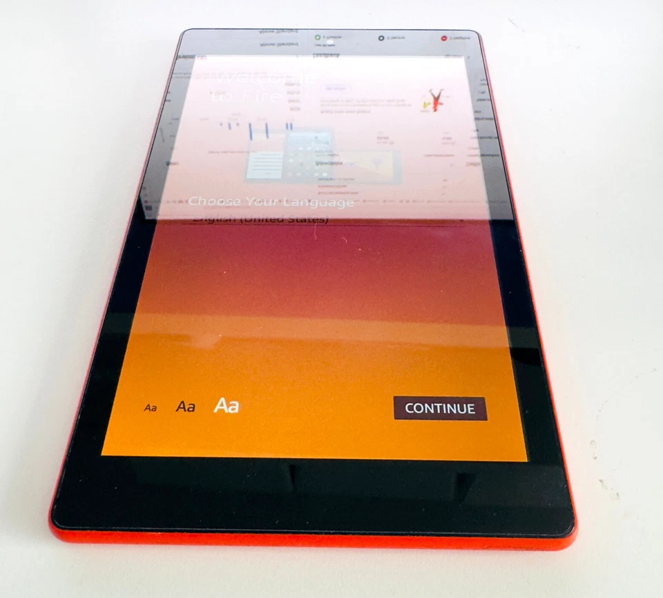Amazon Fire HD 8 6th Generation Tablet 16GB, Wi-Fi, 8 Inch Tablet in Tangerine - Image 3 of 4