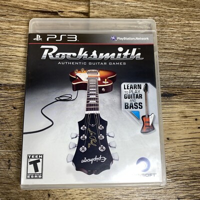 Rocksmith (Sony Playstation 3 PS3, 2012) Complete Game Only (Cable Not Included)