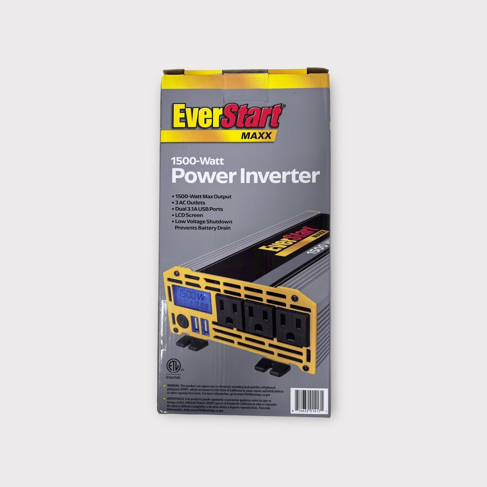 Everstart PC1000E MAXX 1500 Watt Automotive Power Inverter 814632014171
