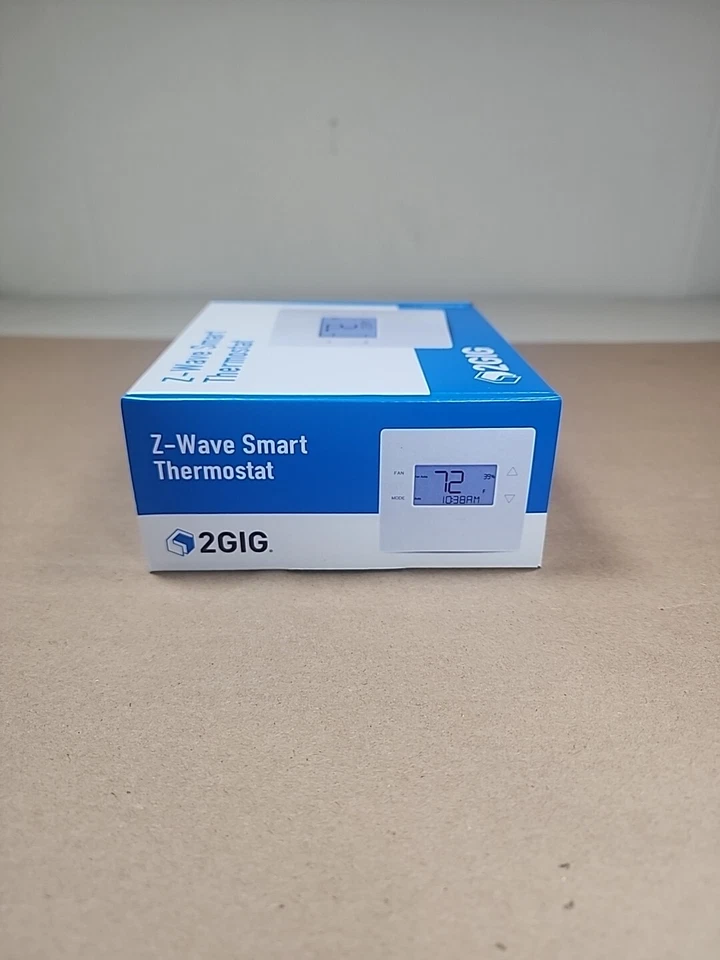 2gig Z-Wave 700 Smart Programmable Thermostat 2GIG-STZ-1 New Sealed  - Image 4 of 4
