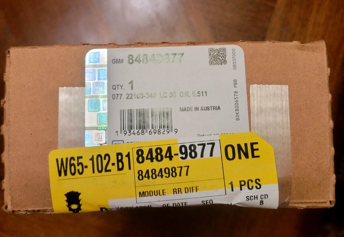Genuine GM Differential Control Module 84849877 OEM NEW | eBay