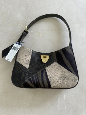 NWT Ralph Lauren Black Label Cowhide Leather Shoulder Hand