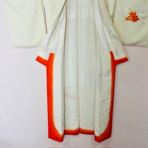 Vintage Kimono Yukata Women's Crane White Elegant Glamorous Elegance Pretty0616 - Picture 6 of 22