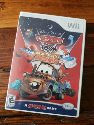 Cars Toon Maters Tall Tales Nintendo Wii 2010 Tested Complete with Poster - Picture 1 of 5