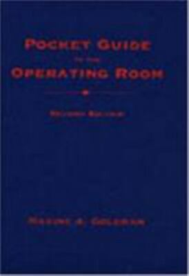 Pocket Guide to the Operating Room by Goldman, Maxine a.