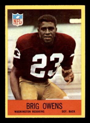 1967 Philadelphia Football #187 Bris Owens EX/MT *e2