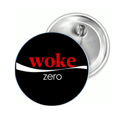 Woke Zero Anti Wokism Traffic Light Badge Lapel Pin Button Badge Pin Magnet