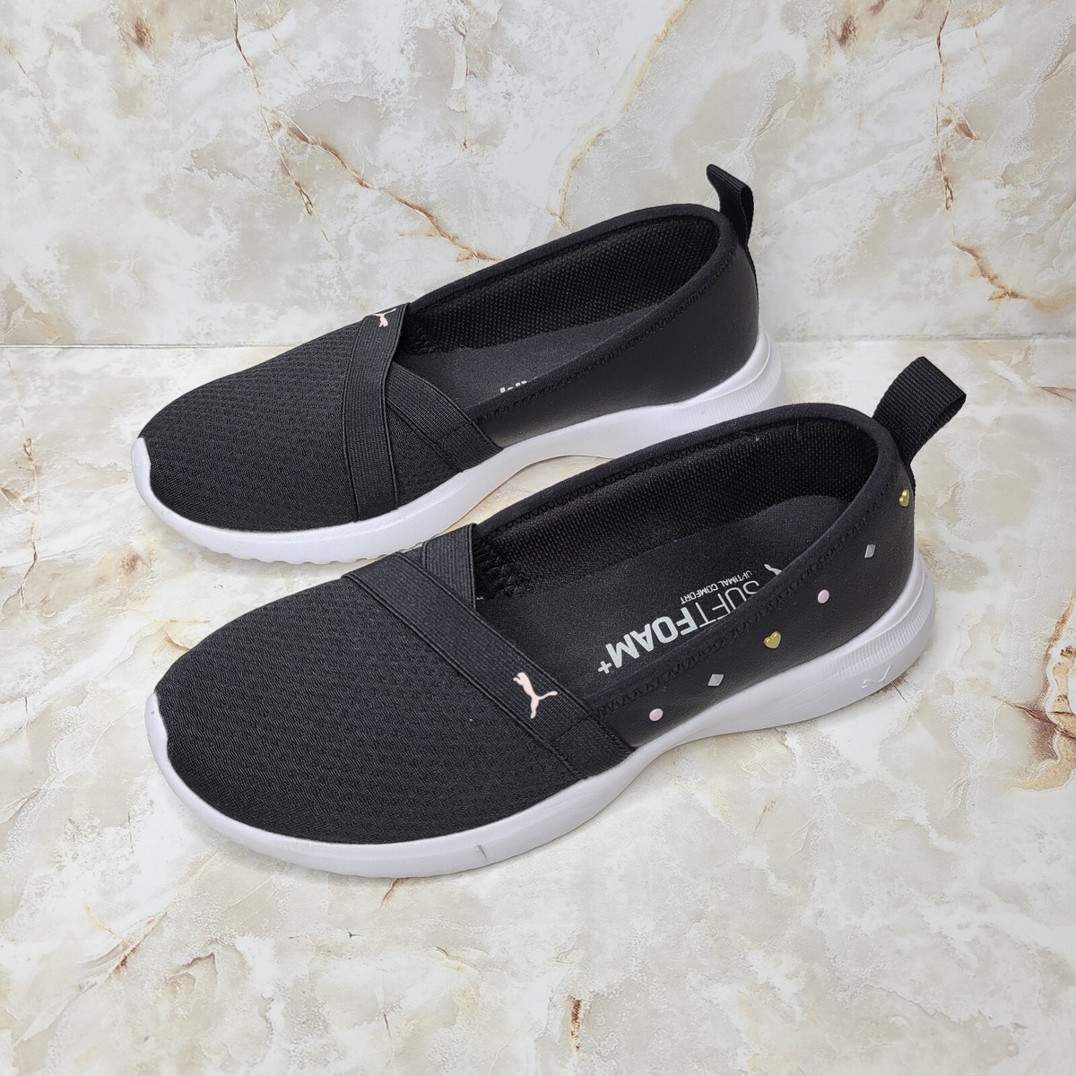 Chaussures de sport à enfiler PUMA Adelina Galentines pointure 6,5