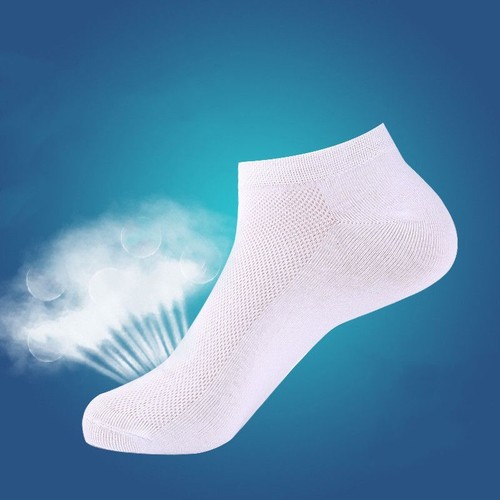 Ultra-thin Cotton Socks - Casual Breathable Dress Sock Men Fashion Socks 5pairs - Afbeelding 1 van 18