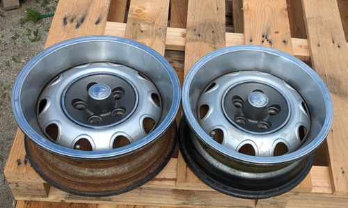 MOPAR A BODY RALLYE WHEEL TIRE 5x4 & CENTER CAP TRIM RINGS 14