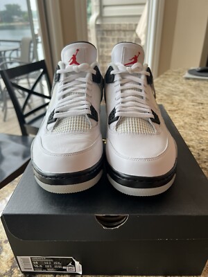Nike Air Jordan 4 IV G Golf White Cement Grey Black Red Nike Air Jordan 4 IV G Golf White Cement Grey Black Red
