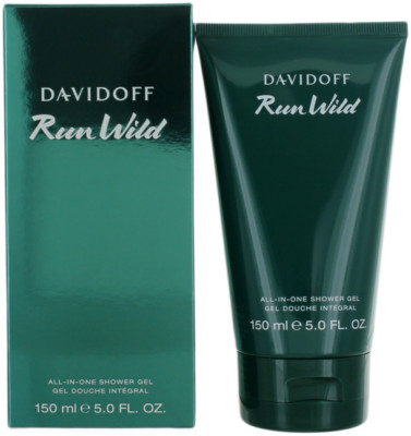 Run Wild By Davidoff For Men Shower Gel 5oz New