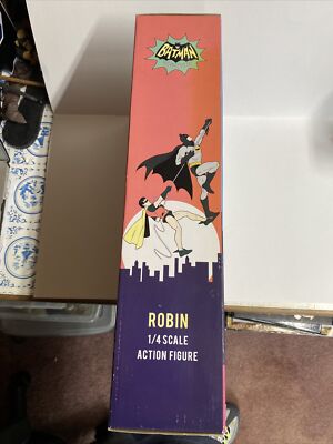 ジャンク 希少 NECA バットマン ロビン 1966 1/4 18インチ ROBIN 1966 Batman Classic TV Series 1/4 Scale 18