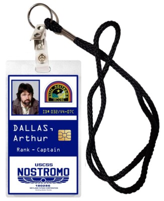 Dallas from Alien ID/Security Badge Novelty HALLOWEEN COSTUME MOVIE ...