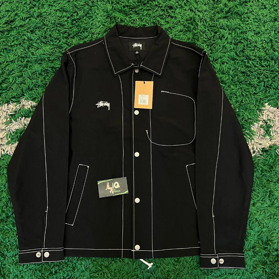 Stussy Nylon Folsom Jacket (Black)