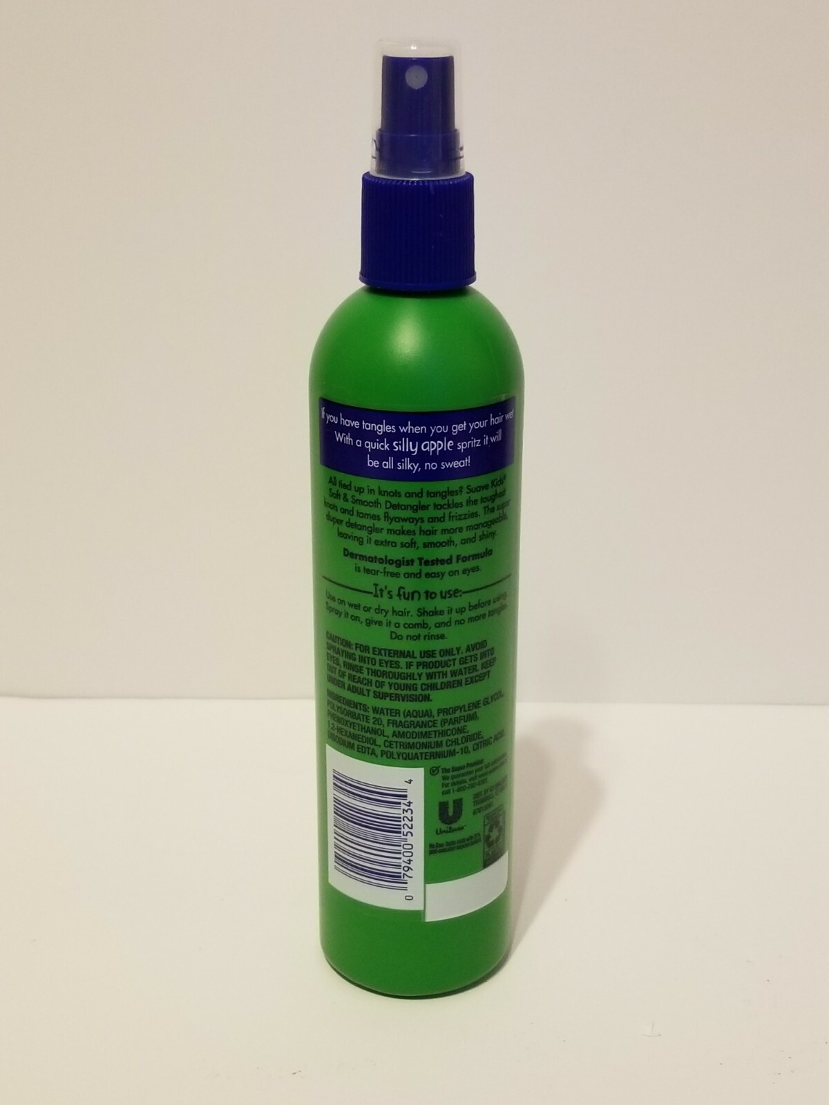 (2) Suave Kids DeTangler SpraySilly Apple10oz. EachParaben & Tear