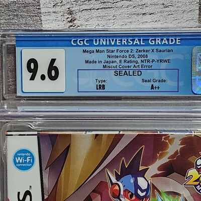Mega Man Star Force 2: Zerker X Saurian (Nintendo DS) SEALED! 9.6