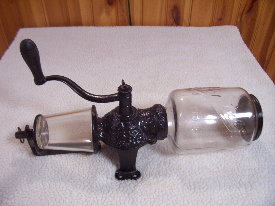 Arcade Crystal 3 Wall Mount Coffee GrinderCatch cup not original