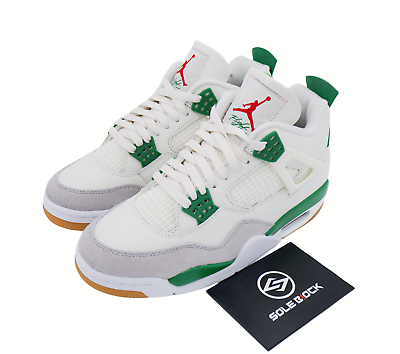 Nike Air Jordan 4 X Nike SB Mid Retro Shoes Pine Green AJ4 Nike Air Jordan 4 X Nike SB Mid Retro Shoes Pine Green AJ4