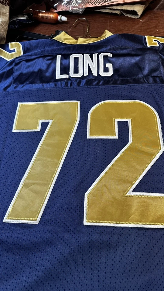Camiseta larga Chris #72 - St. Louis/LA Rams - Para hombre talla 54 cosida - Excelente Foto 3 de 4