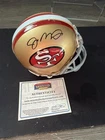 Joe Montana Autographed San Francisco 49ers Football Helmet Mounted Memories