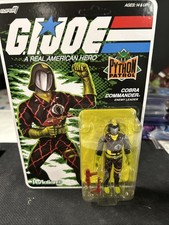 PYTHON PATROL COBRA COMMANDER GI Joe ReAction Plus Super7 Target Exclusive New