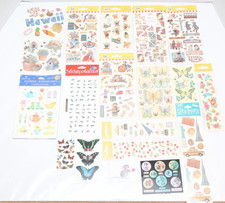 Large Lot Sheets Vintage Stickers Hundreds