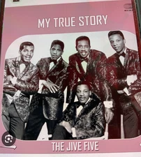 RARE VINYL 45 RECORD NORTHEN SOUL DOO WOP THE JIVE FIVE 1961 MY TRUE STORY