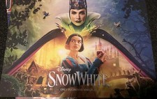 Disney Snow White UK Cinema 2025 Promotional Poster / Activity Sheet A3