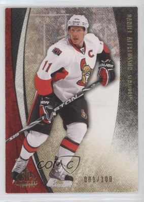 2010-11 SP Game Used Edition Gold 1/100 Daniel Alfredsson #68 HOF 4p5