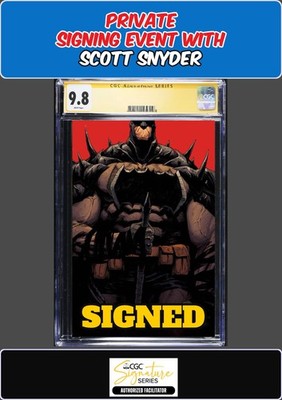 ABSOLUTE BATMAN #20 KRIS ANKA CGC SS 9.8 SCOTT SNYDER SIGNING