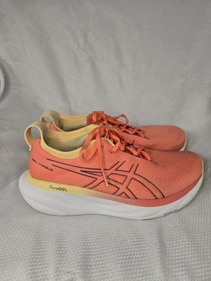 ASICS GEL-Nimbus 25 Women s Size 10 Papaya Orange PureGEL Running Shoes 