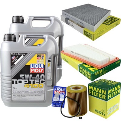 INSPEKTIONSKIT FILTER LIQUI MOLY ÖL 10L 5W-40 für Mercedes-Benz E-Klasse