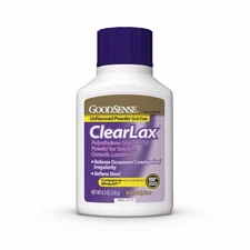 Goodsense Clearlax Polyethylene Glycol 3350 Powder For Constipation Relief 8.3oz