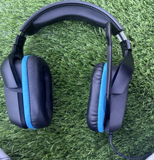 Logitech G432 Wired Gaming Headset Black Blue Boom Microphone Adjustable