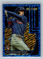 Pete Crow-Armstrong 2024 Topps Update BLACK GOLD BLUE BG-15 Baseball MLB Card RC