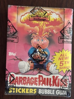 Topps Garbage Pail Kids OS5 Series 5 1986 BBCE sealed 48 pack box, very rare