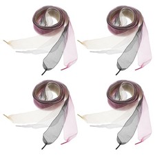 8 Pairs Ribbon Laces for Shoes Flat Decorative Shoelaces Fashion