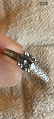 Van Cleef Romance Solitaire  Engagement Diamond Ring - Image 1 of 4