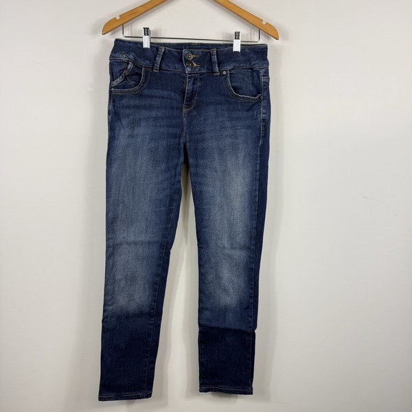 LTB women's jeans Molly M women's mid rise slim blue stretch Size 30W 32L