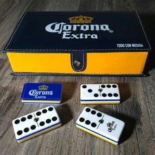 Corona Extra Jumbo size, dominoes, domino set, dominoes set.  Playing Cards