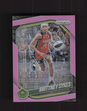 2025 Panini Prizm WNBA #121 Brittney Sykes Pink Prizms #/175